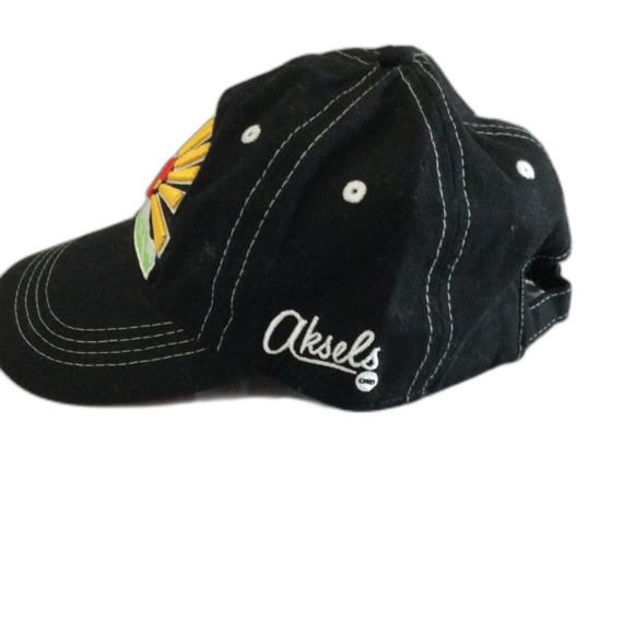 Aksels Cap Hat Unisex Adjustable Strap Black Colorado Sunset Views Graphic - Picture 2 of 8
